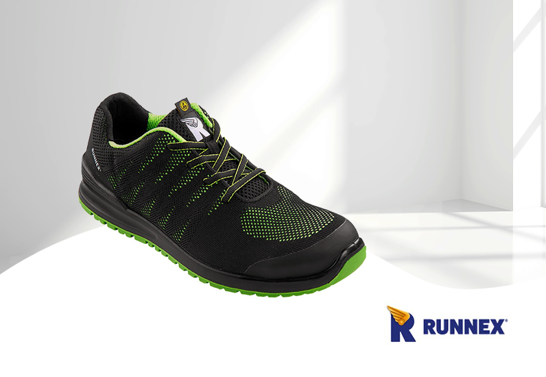 RUNNEX S1P Sicherheitsschuhe SportStar grün