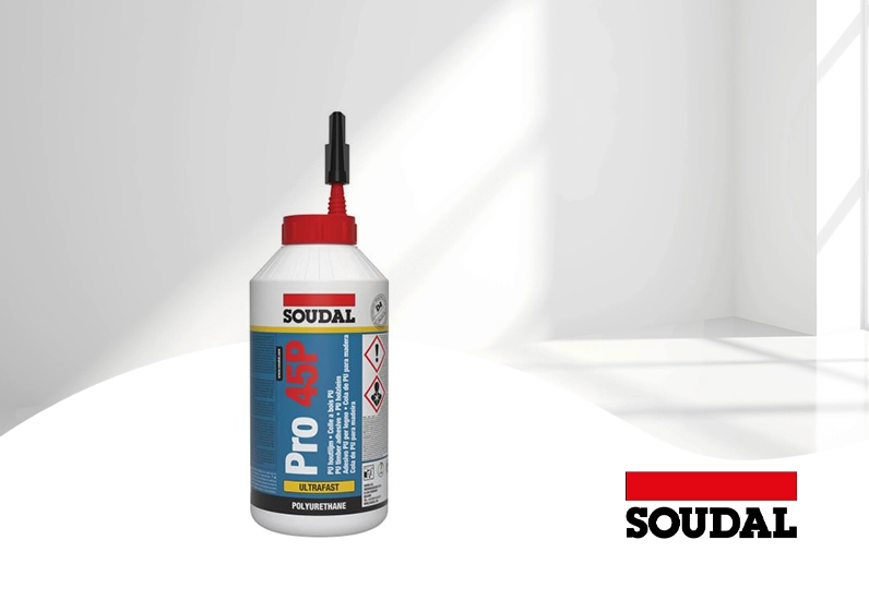 Soudal PRO 45P PU-Holzleim D4- wasserfeste Verbindung