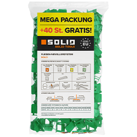 SOLID Nivelliersystem - Zuglaschen 440Stk.