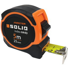 SOLID Rollmaßband - Rollmeter 5m / 25mm Master