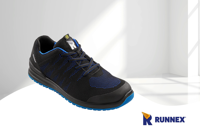 RUNNEX S1P Sicherheitsschuhe SportStar blau