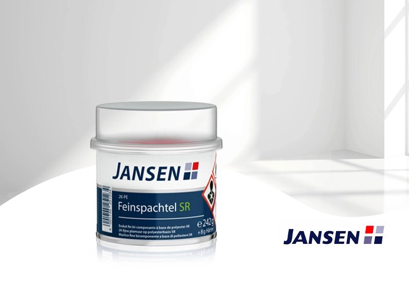 JANSEN 2K-PE Feinspachtel SR (Polyester)  JANSEN 2K-PE Feinspachtel SR (Polyester)
