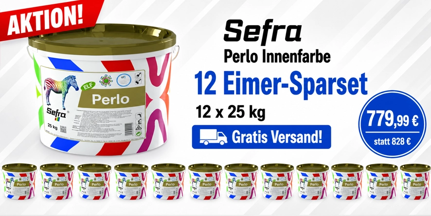 Aktion 12 x 25 kg SEFRA Perlo ELF 25 kg weiß