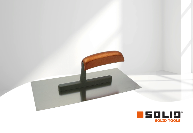 SOLID Glättkelle 270x130 Holzgriff