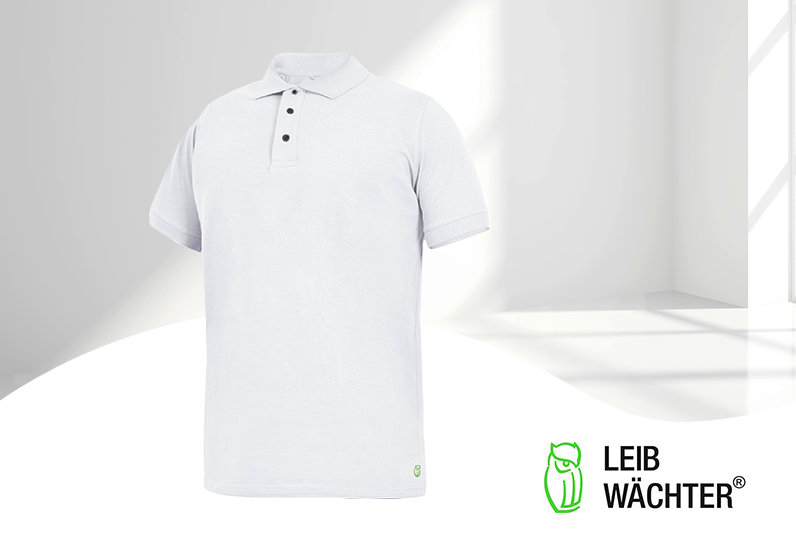 Leibwächter Flex Line Polo-Shirt Andi weiß