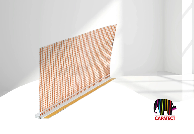 Capatect Gewebeanschlussleiste 3D Universal Plus  2,55 lfm Capatect Gewebeanschlussleiste 3D Universal Plus  2,55 lfm