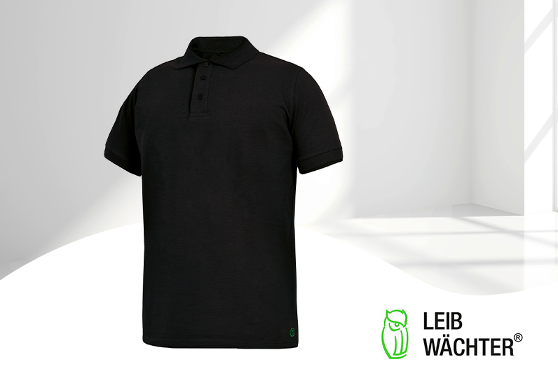 Leibwächter Flex Line Polo-Shirt Andi schwarz