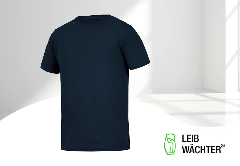 Leibwächter Rundhals-T-Shirt marine