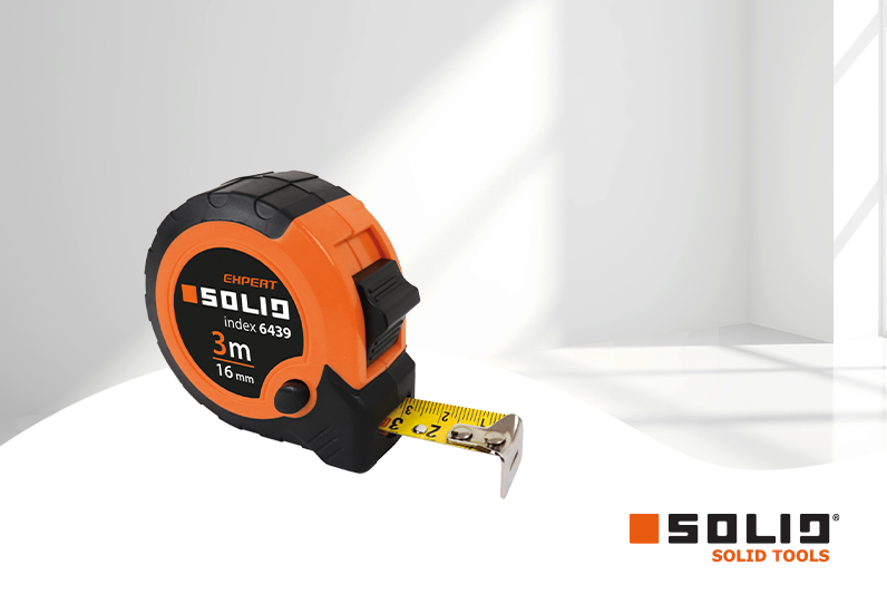 SOLID Rollmaßband - Rollmeter 5m / 25mm Expert