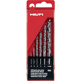 HILTI Metall-Spiralbohrer HSS-G 6tlg. 