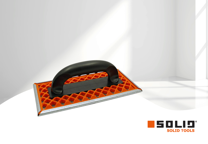 SOLID Styropor - Raspelbrett mit Blechauflage