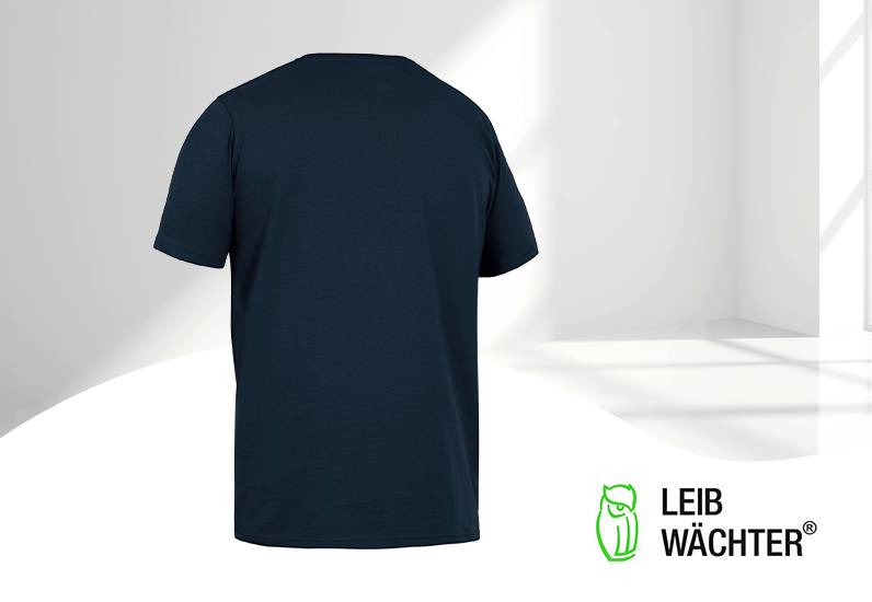Leibwächter Rundhals-T-Shirt marine