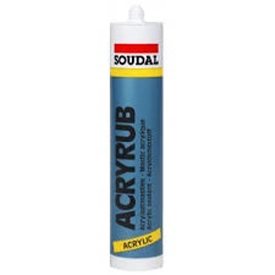 Soudal Maleracryl "Acryrub" weiß 310ml Soudal Maleracryl "Acryrub" weiß 310ml