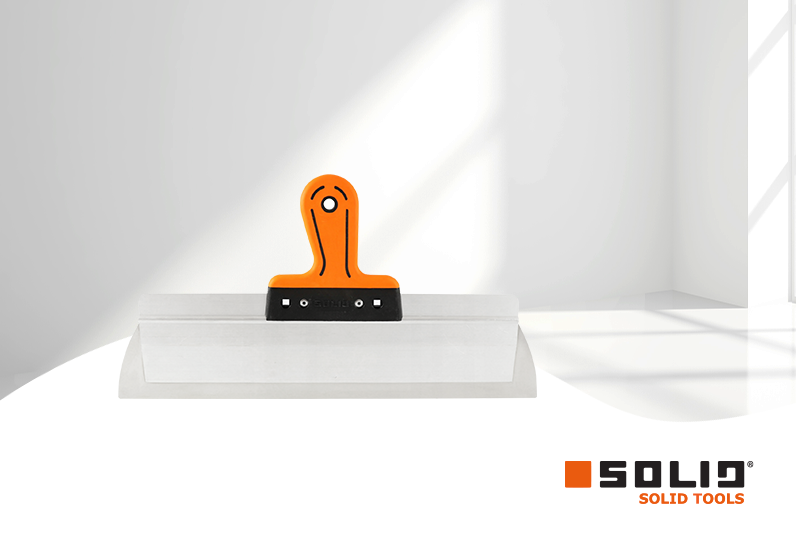 SOLID Hand-Flächenspachtel PRO, rostfrei 2-K Griff